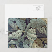 William Morris Acanthus Wallpaper Leaves Briefkaart (Voorkant / Achterkant)