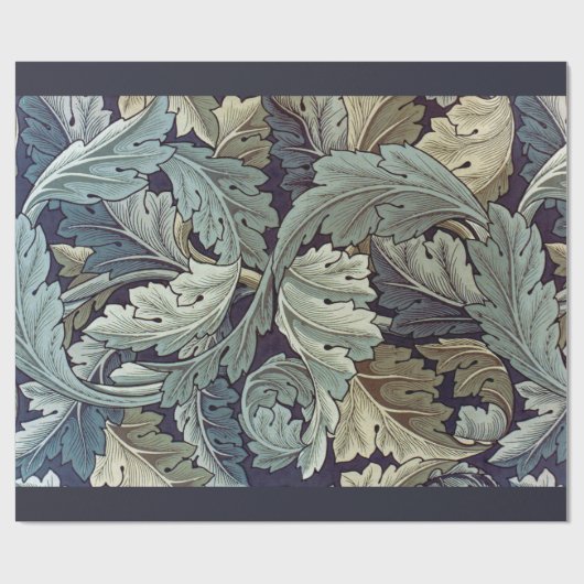 William Morris Acanthus Wallpaper Leaves Cadeaupapier (Vlak)