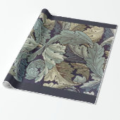 William Morris Acanthus Wallpaper Leaves Cadeaupapier (Uitgerold)