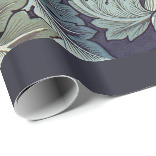 William Morris Acanthus Wallpaper Leaves Cadeaupapier (Rol Hoek)