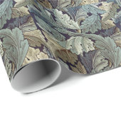William Morris Acanthus Wallpaper Leaves Cadeaupapier (Rol Hoek)