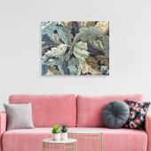 William Morris Acanthus Wallpaper Leaves Canvas Afdruk (Insitu (Woonkamer))