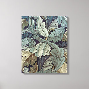 William Morris Acanthus Wallpaper Leaves Canvas Afdruk