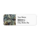 William Morris Acanthus Wallpaper Leaves Etiket (Voorkant)