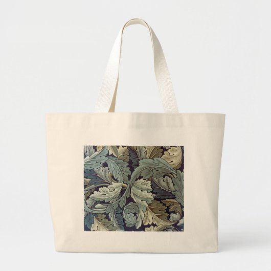 William Morris Acanthus Wallpaper Leaves Grote Tote Bag (Voorkant)