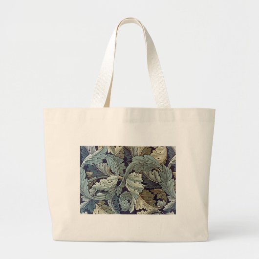 William Morris Acanthus Wallpaper Leaves Grote Tote Bag (Voorkant)