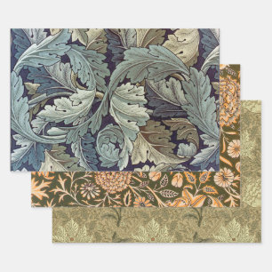 William Morris Acanthus Wallpaper Leaves Inpakpapier Vel