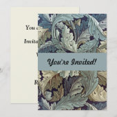 William Morris Acanthus Wallpaper Leaves Kaart (Voorkant / Achterkant)