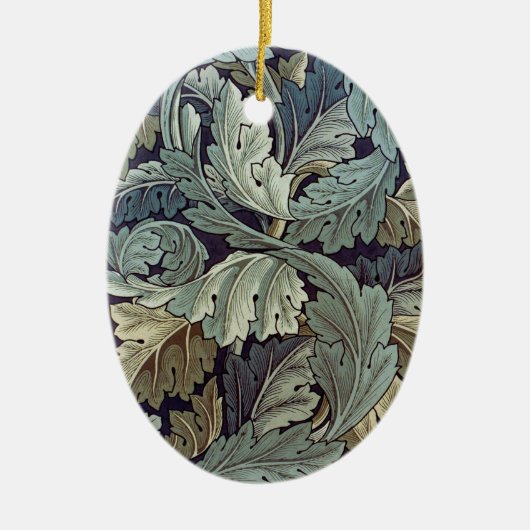 William Morris Acanthus Wallpaper Leaves Keramisch Ornament (Voorkant)