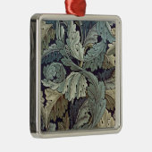 William Morris Acanthus Wallpaper Leaves Metalen Ornament (Rechts)