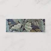 William Morris Acanthus Wallpaper Leaves Mini Visitekaartje (Achterkant)