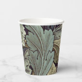 William Morris Acanthus Wallpaper Leaves Papieren Bekers (Achterkant)