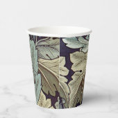 William Morris Acanthus Wallpaper Leaves Papieren Bekers (Rechts)