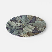 William Morris Acanthus Wallpaper Leaves Papieren Bordje (Gekanteld)