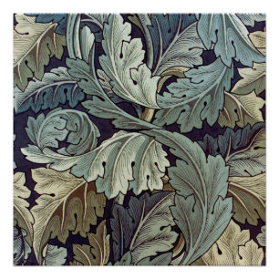 William Morris Acanthus Wallpaper Leaves Poster