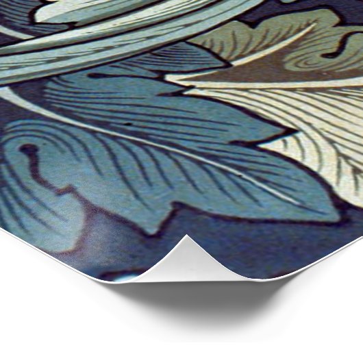 William Morris Acanthus Wallpaper Leaves Poster (Hoek)
