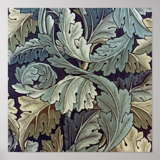William Morris Acanthus Wallpaper Leaves Poster (Voorkant)