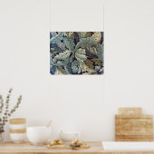 William Morris Acanthus Wallpaper Leaves Poster (Keuken)