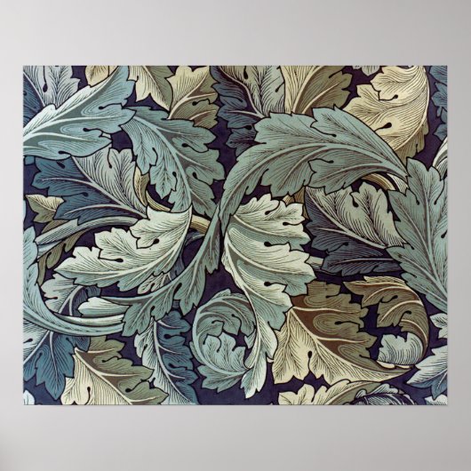 William Morris Acanthus Wallpaper Leaves Poster (Voorkant)