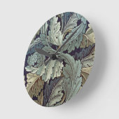 William Morris Acanthus Wallpaper Leaves Ronde Klok (Hoek)