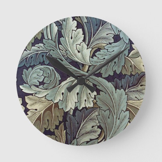William Morris Acanthus Wallpaper Leaves Ronde Klok (Voorkant)