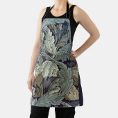 William Morris Acanthus Wallpaper Leaves Schort (Insitu)