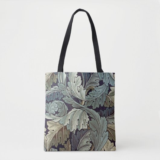 William Morris Acanthus Wallpaper Leaves Tote Bag (Voorkant)