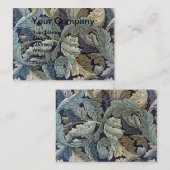 William Morris Acanthus Wallpaper Leaves Visitekaartje (Voorkant / Achterkant)