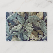 William Morris Acanthus Wallpaper Leaves Visitekaartje (Achterkant)