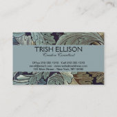 William Morris Acanthus Wallpaper Leaves Visitekaartje (Achterkant)