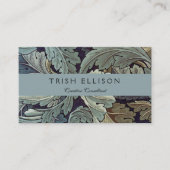 William Morris Acanthus Wallpaper Leaves Visitekaartje (Voorkant)