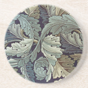 William Morris Acanthus Wallpaper Leaves Zandsteen Onderzetter