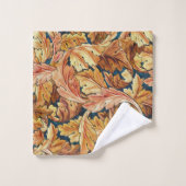 William Morris Acanthusblad Herfstpatroon Bad Handdoek (Wasdoekje)