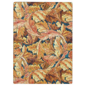 William Morris Acanthusblad Herfstpatroon Klembord (Achterkant)