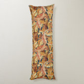 William Morris Acanthusblad Herfstpatroon Lichaamskussen (Achterkant (Verticaal))