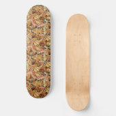 William Morris Acanthusblad Herfstpatroon Persoonlijk Skateboard (Voorkant)