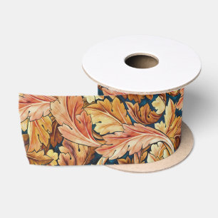 William Morris Acanthusblad Herfstpatroon Satijnen Lint