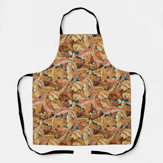 William Morris Acanthusblad Herfstpatroon Schort (Voorkant)