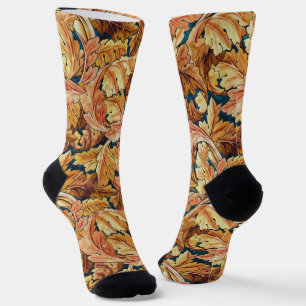 William Morris Acanthusblad Herfstpatroon Sokken