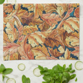 William Morris Acanthusblad Herfstpatroon Theedoek (Gevouwen)