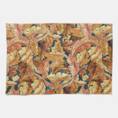 William Morris Acanthusblad Herfstpatroon Theedoek (Horizontaal)