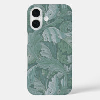 William Morris Acanthusblad Tealblauw Patroon