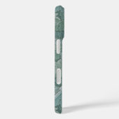 William Morris Acanthusblad Tealblauw Patroon Case-Mate iPhone Case (Achterkant / Rechts)
