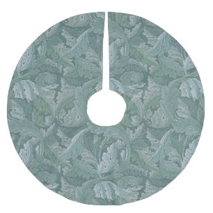 William Morris Acanthusblad Tealblauw Patroon Kerstboom Rok