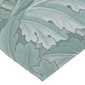 William Morris Acanthusblad Tealblauw Patroon Korte Tafelloper (Hoek)