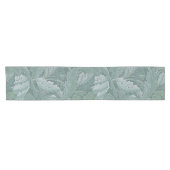 William Morris Acanthusblad Tealblauw Patroon Korte Tafelloper (Horizontaal)