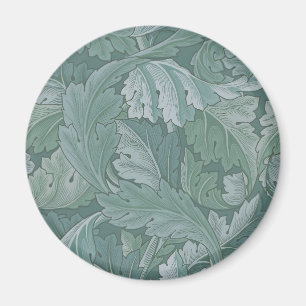 William Morris Acanthusblad Tealblauw Patroon Magneet