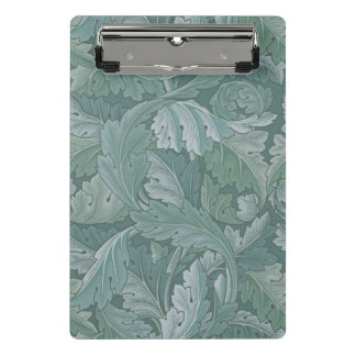 William Morris Acanthusblad Tealblauw Patroon Mini Klembord