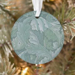William Morris Acanthusblad Tealblauw Patroon Ornament