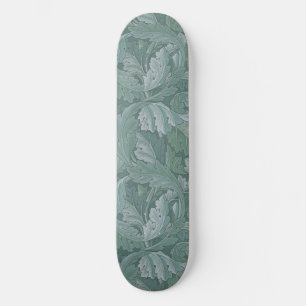 William Morris Acanthusblad Tealblauw Patroon Persoonlijk Skateboard